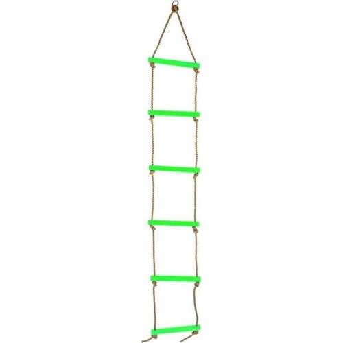 Kids Climbing Ladder Indoor Outdoor Plastic Six-Section Children Rope Climbing Ladder Toy Gymnastic Exercise Equipment