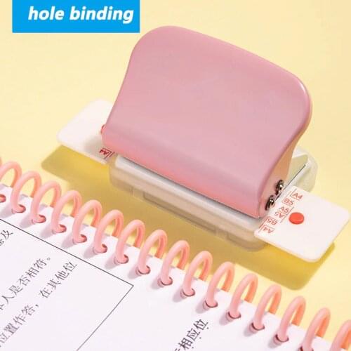 Fromthenon Planner Mini Hole Puncher A4 B5A5 Diary Loose-leaf Notebook DIY Hole Paper Punch for Office School Stationery Tool