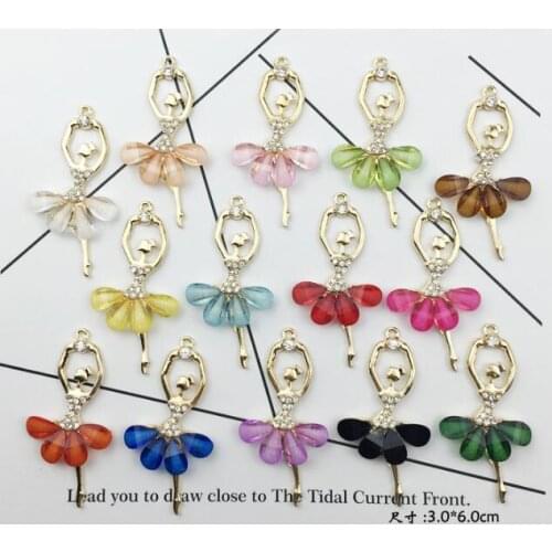 Hot Sale 140 pcs Cartoon Dancing Ballet Girl mix Metal Charms DIY Jewelry Making Pendants hq-11