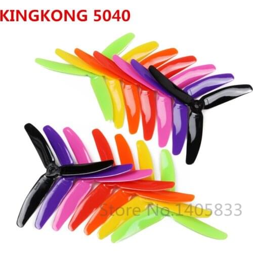 KINGKONG 5040 5045 5050 3-blades Bullnose Propeller The "Indestructible" Props For QAV250 ZMR 250 FPV Mini Quadcopter