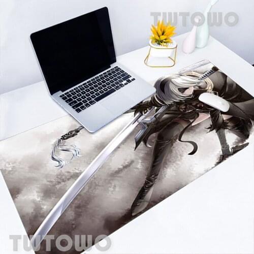 Nier Automata Yorha Mouse Pad MousePad MousePads Mouse Mat Keyboard Pad Non-slip Natural Rubber HD Hot Sell Carpet Home