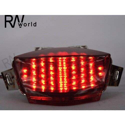 Motorcycle LED Taillight Turn Signal Light Brake Lamp For KAWASAKI Ninja 650R ER-6 EX650 2006-2008 2007 ER6N EX-650 650-R Clear