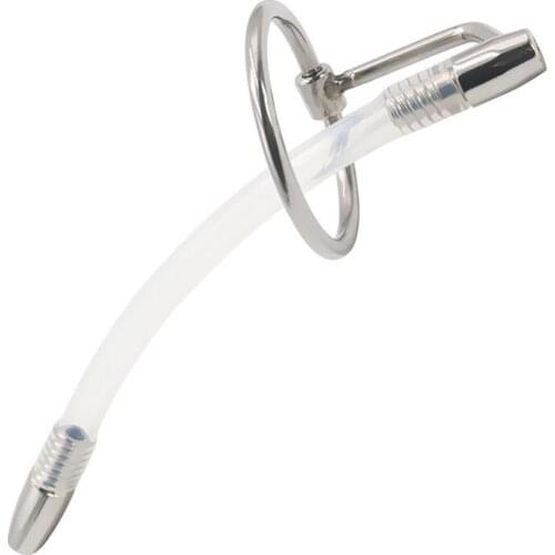 Male Penis Insert Urethral Sound Catheter Penis Plug Cbt Sex Toys For Men Cock Ring Soft Tube Urehtral Dilators Masturbator