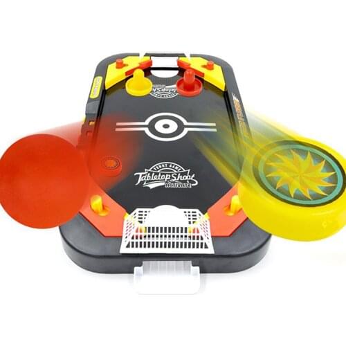 Plastic Desktop Hockey Table Game Portable Hockey Game Set for Kids and Adults 8.46x16.33x1.77inch