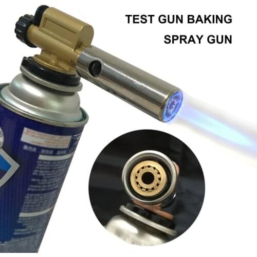 Outdoor Camping Gas Torch Welding Fire Maker Portable Picnic BBQ Gas Welding Torch Jet Flame Maker Butane Nozzle
