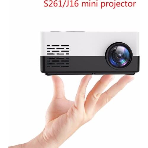 Mini New Generation Bridgelux LED Light Source Camping/outside Portable Projector Home Theater Movie Video Game Projector