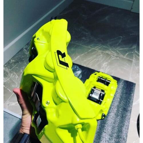 Fluoride Green GT6 brake kit 6 big piston caliper with high temperature brake pads for e53 bmw front wheel M performance