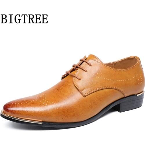 Elegant Shoes For Men Leather Shoes Men Oxford Shoes For Men Fashion Sapato Social Masculino Couro Zapatos De Hombre Ayakkabı