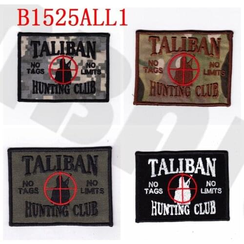 Embroidery patch Taliban hunting culb sniper Morale tactics Military