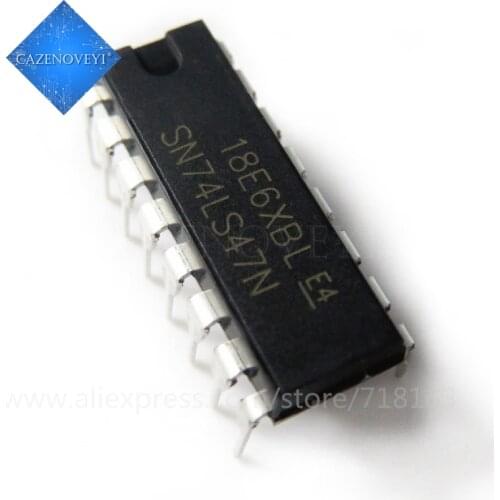 10pcs/lot SN74LS47N SN74LS47 74LS47N 74LS47 DIP-16 In Stock