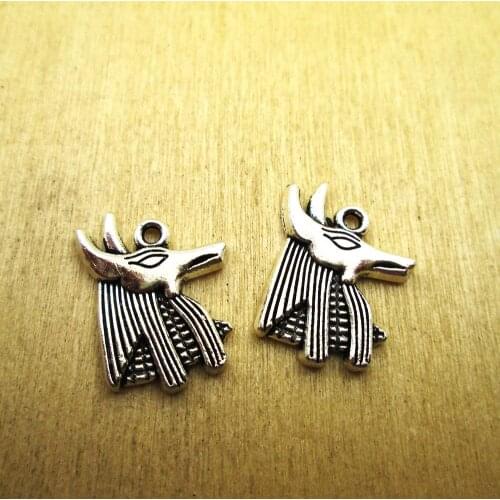20pcs 20x15mm Anubis Charms Antiqued Silver Tone Anubis charm pendants DIY necklace/ bracelets charms antique silver tone