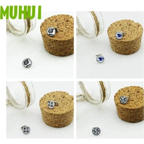 Free Shipping 2019 Anime Tokyo Ghoul Naruto One Piece Simple Unisex Earrings For Women Men Jewelry Brinco B216