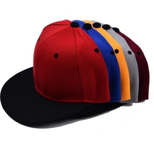 WZCX Flat Edge Stitching Color Adjustable Sun Protection Baseball Cap Hip Hop Shading Spring Summer Men Dad Hat Unisex Snapback