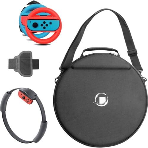 For Nintend Switch Fitness Ring Storage Case EVA Protection Bag Ring-Con Crossbody Portable Travel Handbag For Switch Accessorie