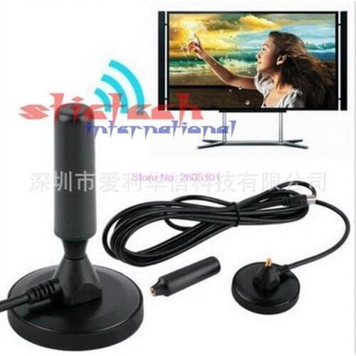 By dhl or ems 50 sets Professional Indoor Gain 30dBi Digital DVB-T/FM Freeview Aerial Antenna PC for TV HDTV Brand New