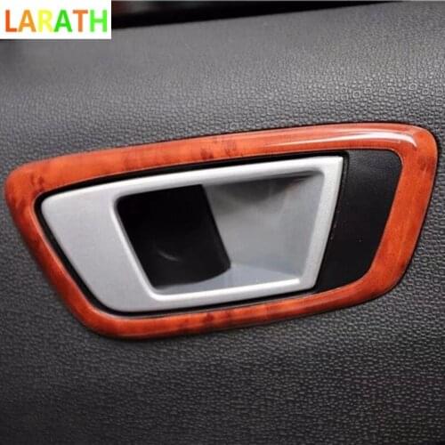 For Ford ecosport 2013-2017 ABS Car Interior Trim Door Handle Bowl Decoration Cover Trims Car Styling Accessories 4pcs
