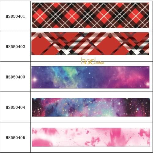 HSDRibbon 22MM 38MM 75MM Heat transfer printed Grosgrain Ribbon