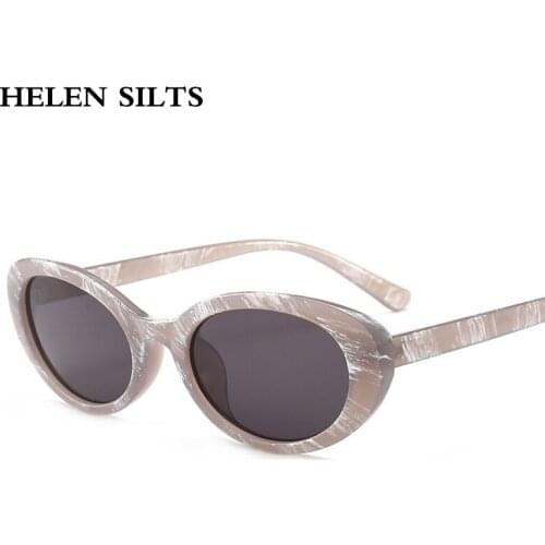 Vintage Cat Eye Sunglasses Women Brand Designer Retro Shades Crystal Gray Sun Glasses UV400 Eyeglasses Female Ocolos Gafas De So