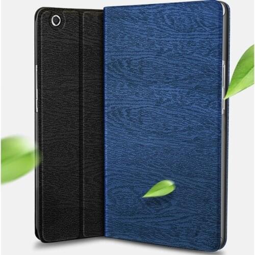 Smart Case for xiaomi mi pad 4 8.0 inch PU leather Wood pattern flip folio cover for xiaomi mipad 4 tablet funda coque mi pad4