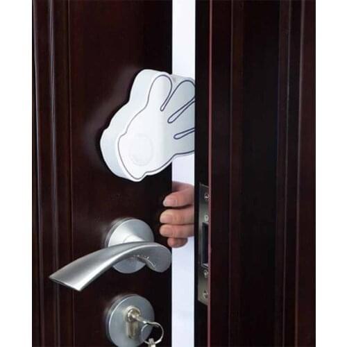 Cartoon Door lock Stopper Jammers security bar Pinch Guard bumper Rotating door Clip Holder baby finger protector puertas bebes