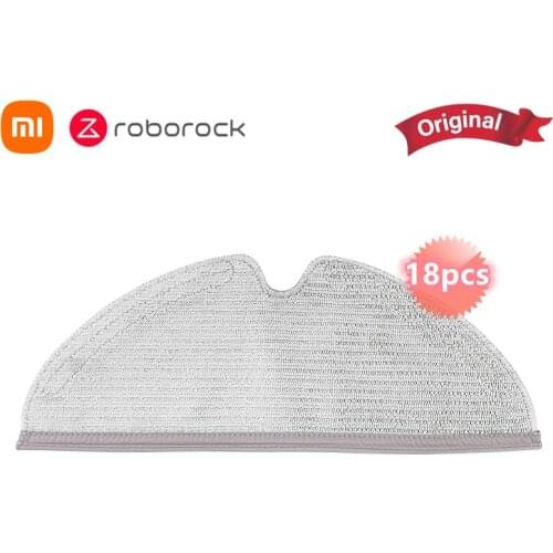 10/12/16/18pcs Roborock S5 Max robotic vacuum cleaner Original Accessories Mop Rag For Roborock E2 E3 E4 S5 S5 Max S6 S6 MaxV