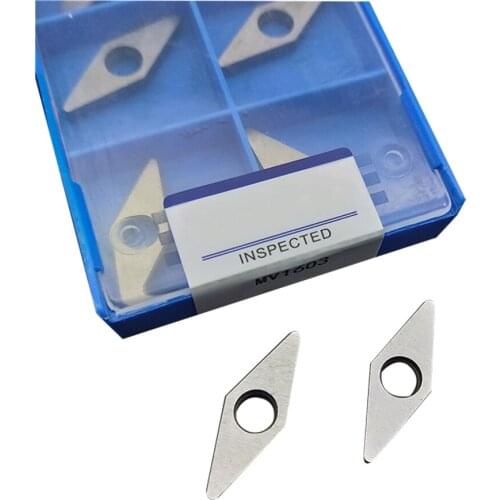 10PCS MV1603 carbide lathe tools for turning into CNC lathe accessories knife pad hard
