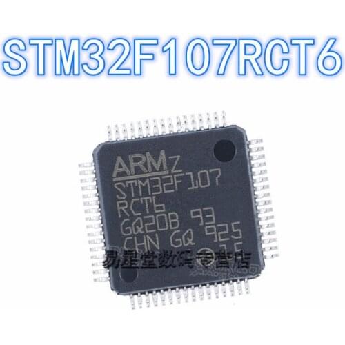 1PCS 100% new original authentic STM32F107RCT6 QFP-64 32F107RCT6 QFP64 32-bit microcontroller chip