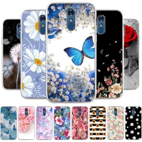 For LG Stylo 6 5 4 Stylus 3 2 Protective Soft TPU Silicone Mobile Phone Case Summer Flower Cover LG Stylus 3 Shell Fundas