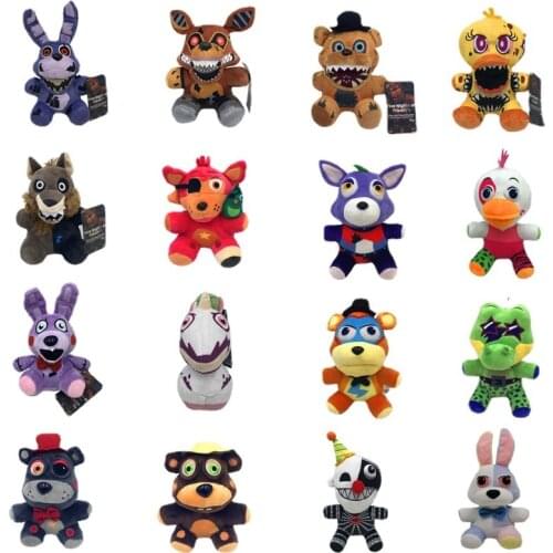 Game FNAF Five Nights Midnight Toy Bear Anime Stuffed Plush Toy Dolls Cute Animal Toys for Children Cartoon Birthday Kids Gift