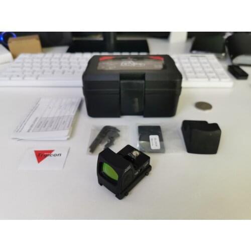 Mini RMR Red Dot Sight Collimator Rifle Reflex Sight Scope fit 20mm Weaver Rail For Airsoft / Hunting Rifle