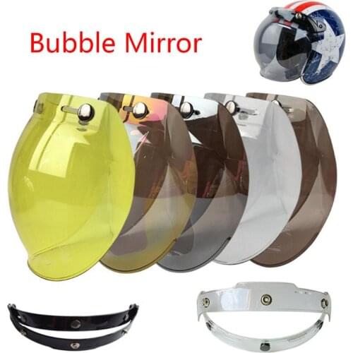Motorcycle Windshield for Vintage Helmet Helmet Jet Style Helmet Bubble Shield Q39F