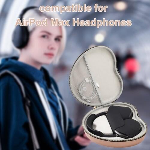 New Headphone Storage Bag Heart-shaped Case Portable Shock And Drop Storage Box For AirPods Max Love Heart Shape Storage Bag