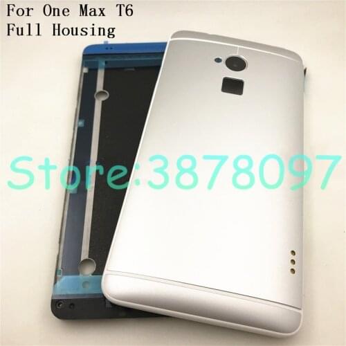 Full Housing For HTC One Max T6 809d 803s 8088 Top Bottom Cover Middle Frame Battery Door Back Cover Housing Case Repair parts