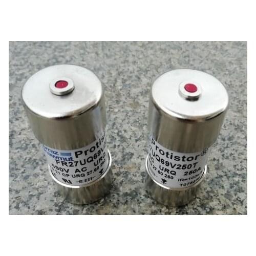 Fuses: FR27UQ69V200T 690Vac URQ 200A 6.921 CP URQ 27.60 200 T078332 / FR27UQ69V250T T076308 / FR27YQ69V125T / FR27YQ69V250T aR