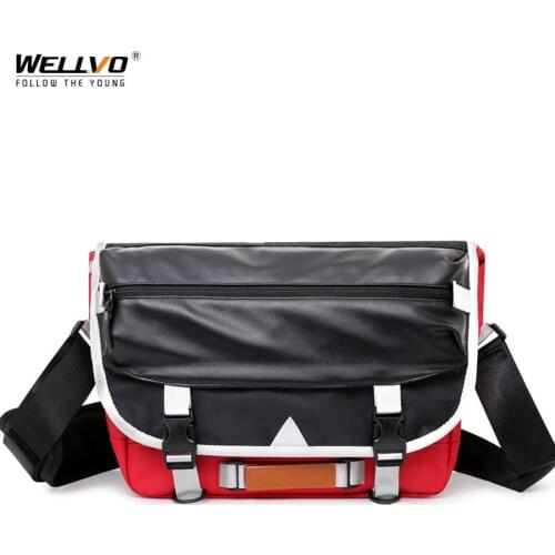 Men Messenger Bags Nylon Waterproof Big Shoulder Bag Famous Brands High Quality Mens Hip Hop Streetwear Travel Bags Hot XA646ZC