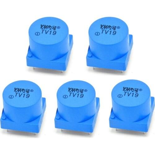 5pcs TV19 5mA Current Type Voltage Transformer Rated Input Current