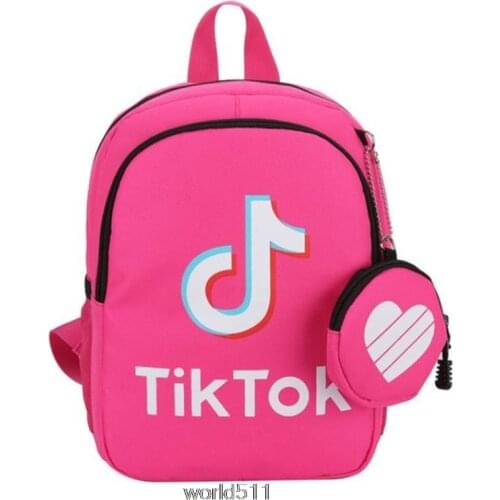 Waterproof Tik Tok Primary School Bags Kids Breathable School Backpack Printing Tik Tok Children School Bags with Pencil Case