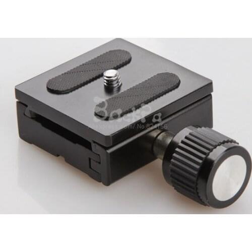 10PCS 50 x 50mm DSLR Camera Tripod Head with Quick Release Plate Full Metal 1/4 Screw Mount