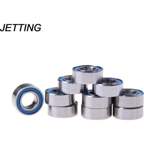 JETTING 10PCS 5x10x4 mm MR105-2RS Miniature Ball Bearings Rubber Sealed Ball Bearing