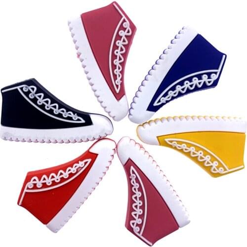 10PCS/Set Shoes Icon PVC Soft Flat Back Accessories For DIY Scrapbook Phone Case Jewelry Making Cartoon Components