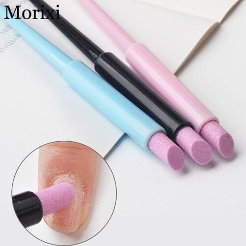 Nail art 2in1 Grinding pen with quartz head remove Dead skin DIY nail art tools repair dead skin nail manicure file MZ058