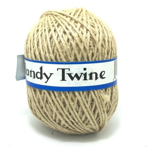 About1.5MMX50m/roll Natural Twine Cord Hemp Jute Rope String Gift Packing Hang Tag String For DIY Handmade Accessory jute cord