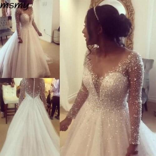 BONJEAN V-neck Wedding Dresses