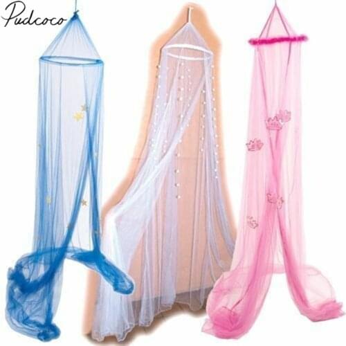 Baby Bedding Crib Netting Girls Princess Mosquito Net Kids Bed Canopy Bedcover Curtain Bedding Dome Tent Elegant Lace Canopy