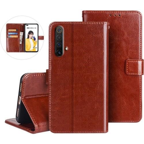 Phone Cover For OPPO Realme X50m 5G RMX2142 Case Flip PU Leather Wallet Stand Capa For Realme X50m Case Fashion Phone Protector