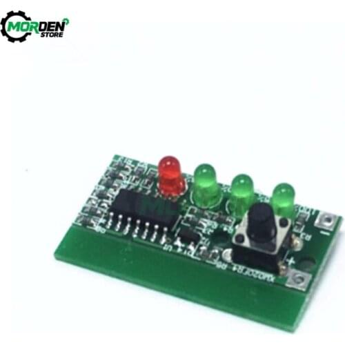 2Pcs Battery Capacity Indicator 4 LEDs Display Module for 3S 9-12.6V Micro Switch Microswitch Board