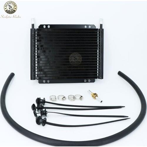 Oil Cooler Aluminum Transmission Oil Cooler 20Row Automatic Stacked Plate Oil Cooler Radiator