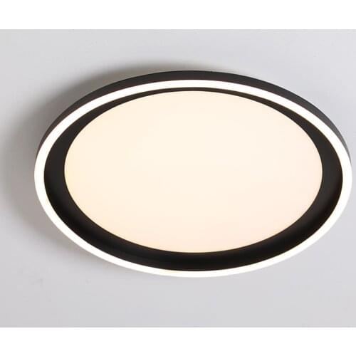 Minimalist Led ceiling lights For living room Bed room Study Home Deco led techo Gold/Black Modern led ceiling light AC110-220V