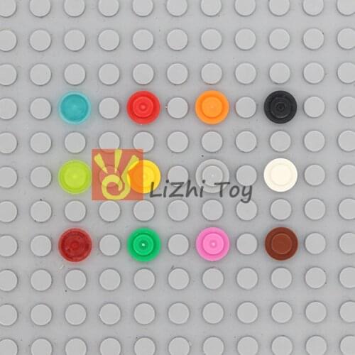 Moc 4073 Round 1 X 1 Straight Side Light DIY Enlighten Block Bricks Compatible with Assembles Particles