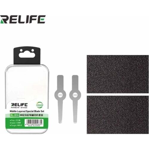 RELIFE RL-101H Mainboard Middle Frame Layered Blade Set For Mobile Phone Motherboard IC Chip Scraper Pry Knife Repair Tools